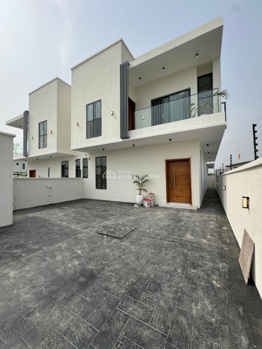 4 Bedroom Detached Duplex with a Bq and  a Private Compound, Ajah, Lagos, Semi-detached Duplex for Sale