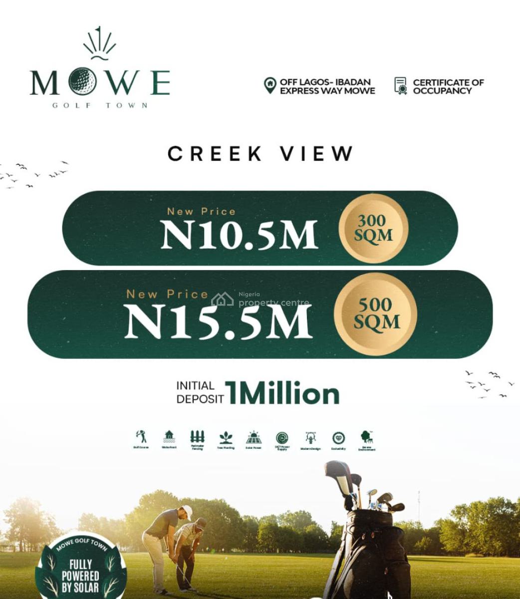 Luxury Fully Detached 3 Bedroom Bungalow, Green Residence Resort, Mowe Golf Course Resort, Mowe Town, Ogun, Detached Bungalow for Sale