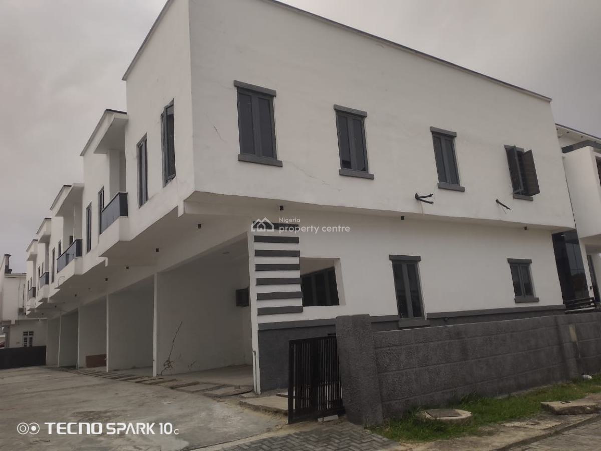 Bran New Fully Serviced 4 Bedrooms Terrace Duplex in a Gated Estate, Lekki Conservation Road /gated Estate with Access Code, Lekki Phase 2, Lekki, Lagos, Terraced Duplex for Rent