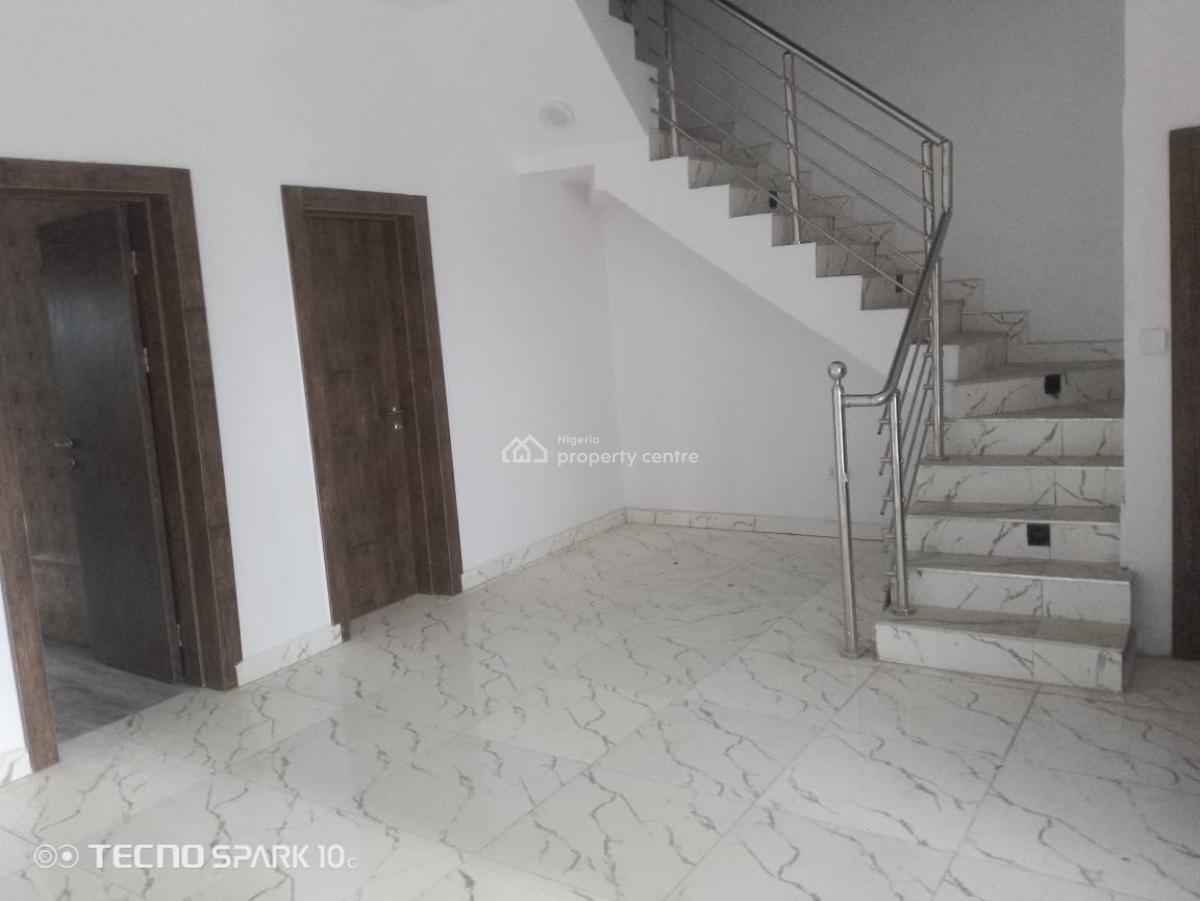 Bran New Fully Serviced 4 Bedrooms Terrace Duplex in a Gated Estate, Lekki Conservation Road /gated Estate with Access Code, Lekki Phase 2, Lekki, Lagos, Terraced Duplex for Rent