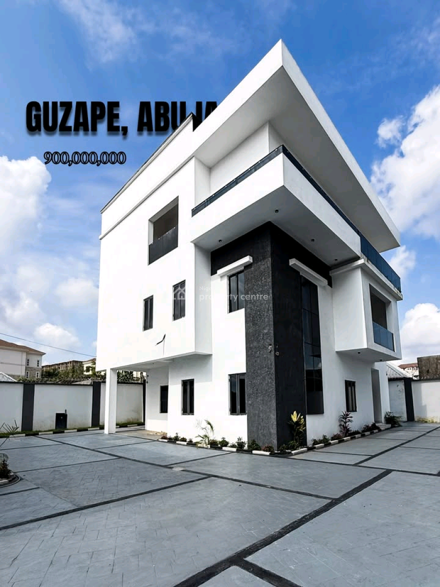 5-bedroom Detached Contemporary Duplex with Bq!   Location: Guzape,, Guzape District, Abuja, House for Sale