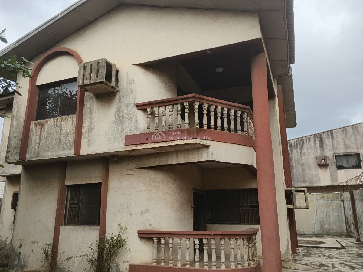 5 Bedroom Duplex with Security Post on a Full Plot of Land Vacant Poss, Gowon Estate Ipaja Lagos, Ipaja, Lagos, Detached Duplex for Sale