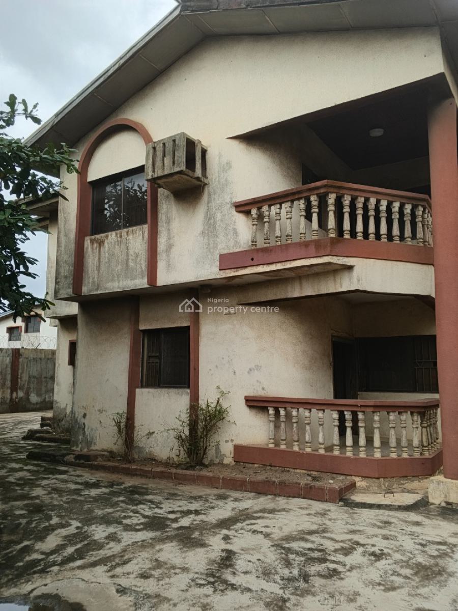 5 Bedroom Duplex with Security Post on a Full Plot of Land Vacant Poss, Gowon Estate Ipaja Lagos, Ipaja, Lagos, Detached Duplex for Sale