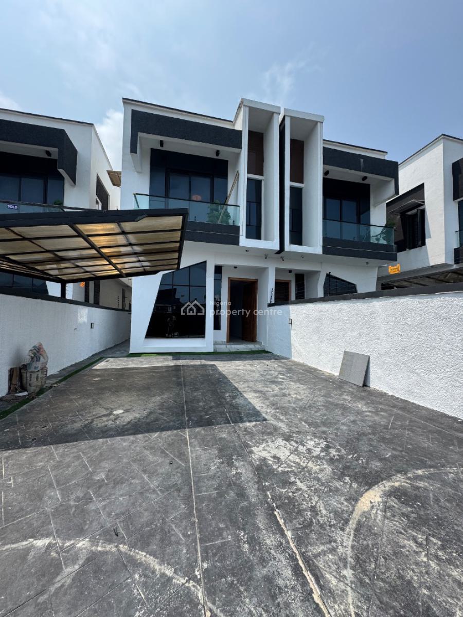 Nice Spacious 4 Bedroom Duplex Semi Detached with Bq Self Compound, Orchid Road Lekki, Lekki, Lagos, Semi-detached Duplex for Sale