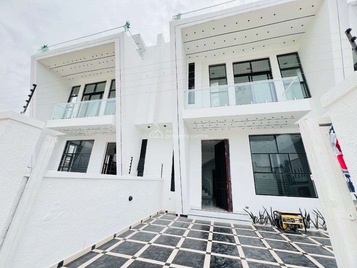 4bedroom Semi Detached Duplex with Bq, Lekki Palm City, Lekki, Lagos, Semi-detached Duplex for Sale