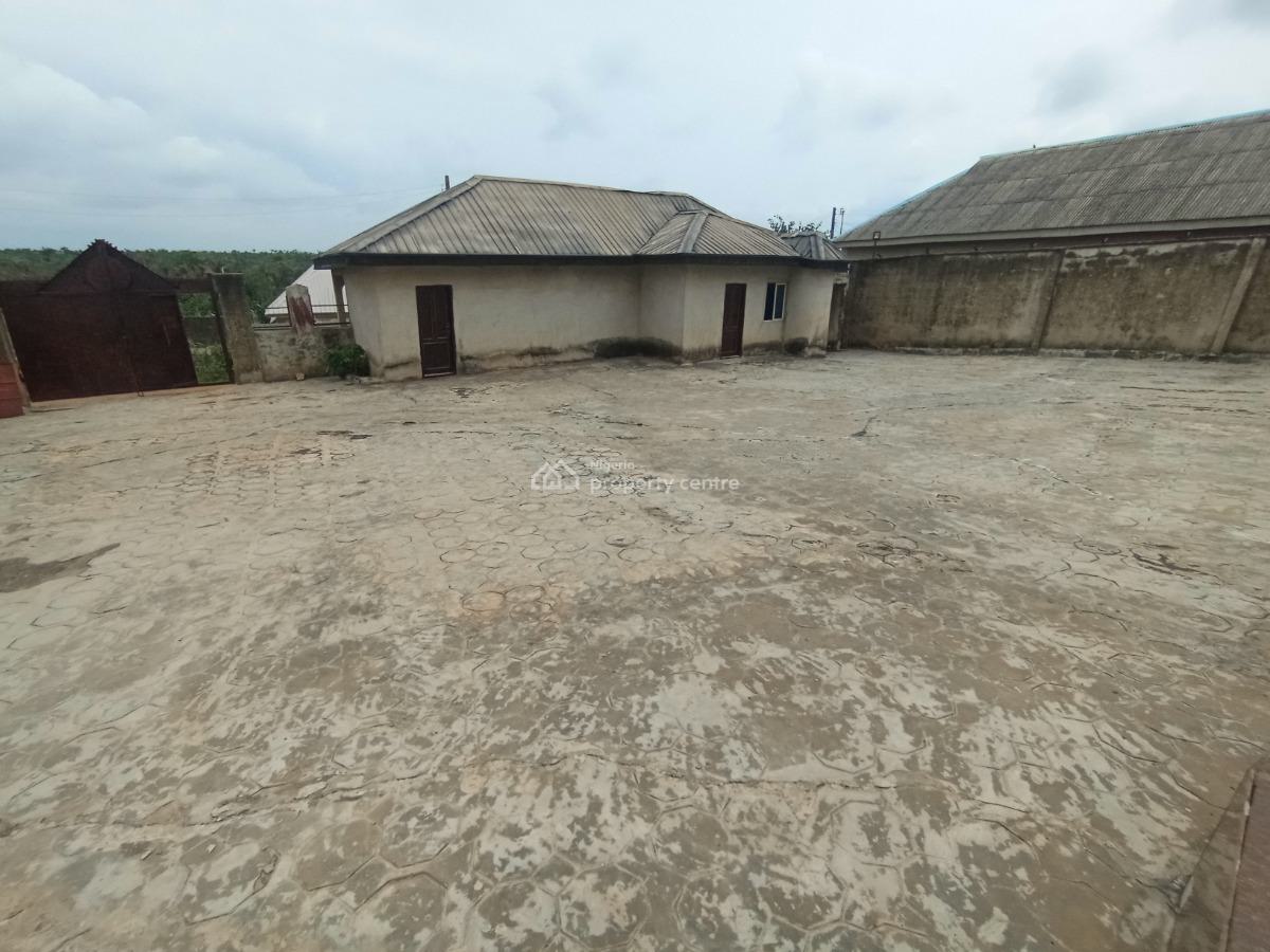 Standard 3 Bedroom Bungalow with a Mini Flat Setback on More Than Full, Itele Close to Ayobo Lagos, Ado-odo/ota, Ogun, Detached Bungalow for Sale