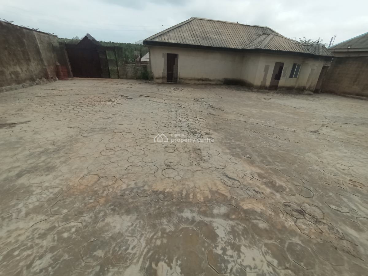 Standard 3 Bedroom Bungalow with a Mini Flat Setback on More Than Full, Itele Close to Ayobo Lagos, Ado-odo/ota, Ogun, Detached Bungalow for Sale