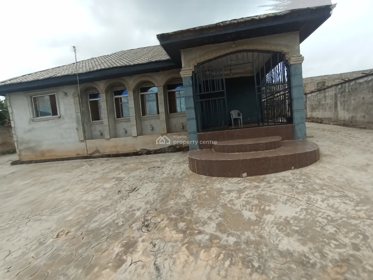 Standard 3 Bedroom Bungalow with a Mini Flat Setback on More Than Full, Itele Close to Ayobo Lagos, Ado-odo/ota, Ogun, Detached Bungalow for Sale