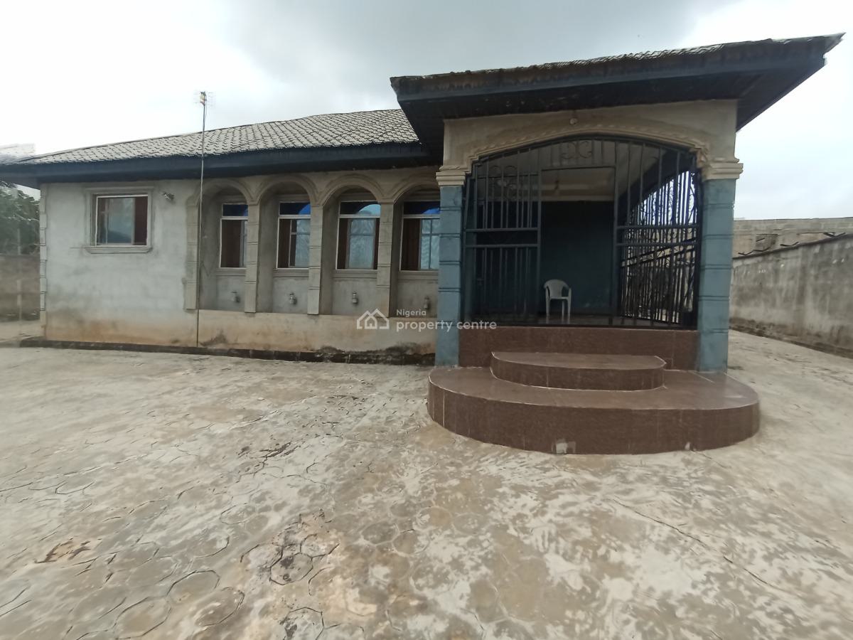 Standard 3 Bedroom Bungalow with a Mini Flat Setback on More Than Full, Itele Close to Ayobo Lagos, Ado-odo/ota, Ogun, Detached Bungalow for Sale