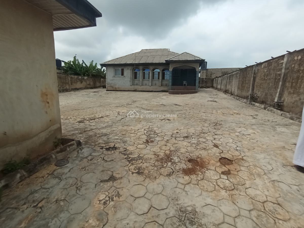 Standard 3 Bedroom Bungalow with a Mini Flat Setback on More Than Full, Itele Close to Ayobo Lagos, Ado-odo/ota, Ogun, Detached Bungalow for Sale