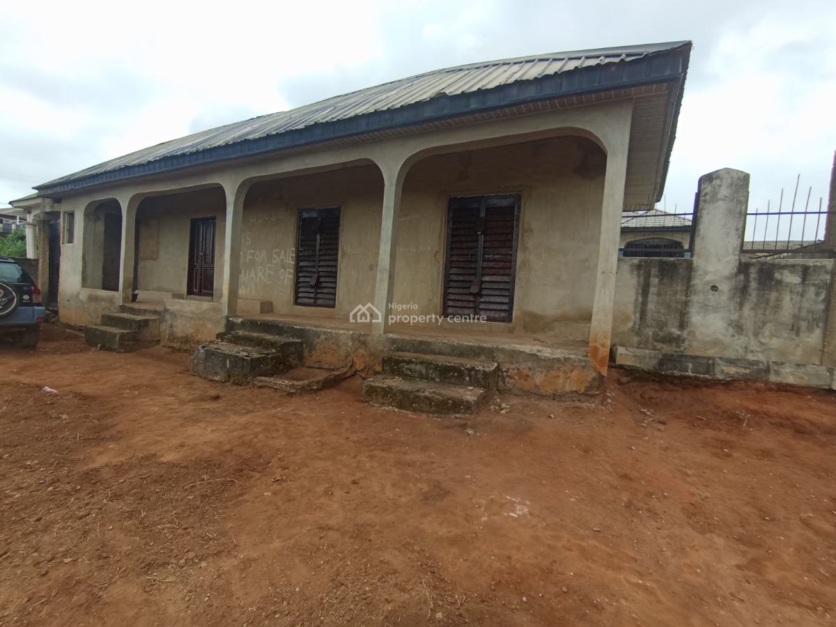 Standard 3 Bedroom Bungalow with a Mini Flat Setback on More Than Full, Itele Close to Ayobo Lagos, Ado-odo/ota, Ogun, Detached Bungalow for Sale