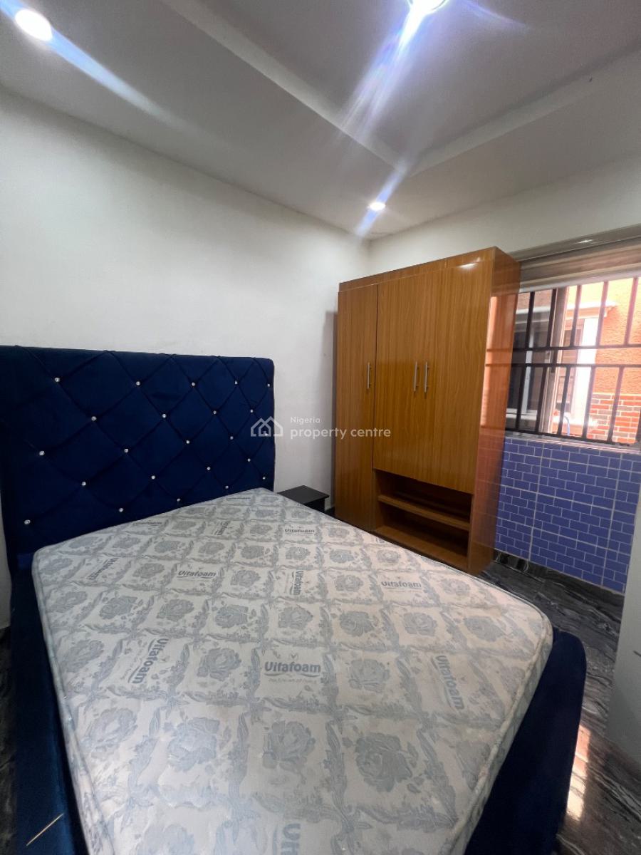Semi Furnished 1 Bedroom Apartment with Inverter, Inside an Estate Along Galadimawa Expressway, Tarred Road All Through, Galadimawa, Abuja, Mini Flat (room and Parlour) for Rent