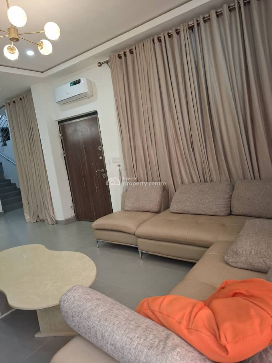 Nice Furnished 4 Bedroom Terrace Duplex, Nice Location at Guzape, Guzape District, Abuja, Terraced Duplex for Rent