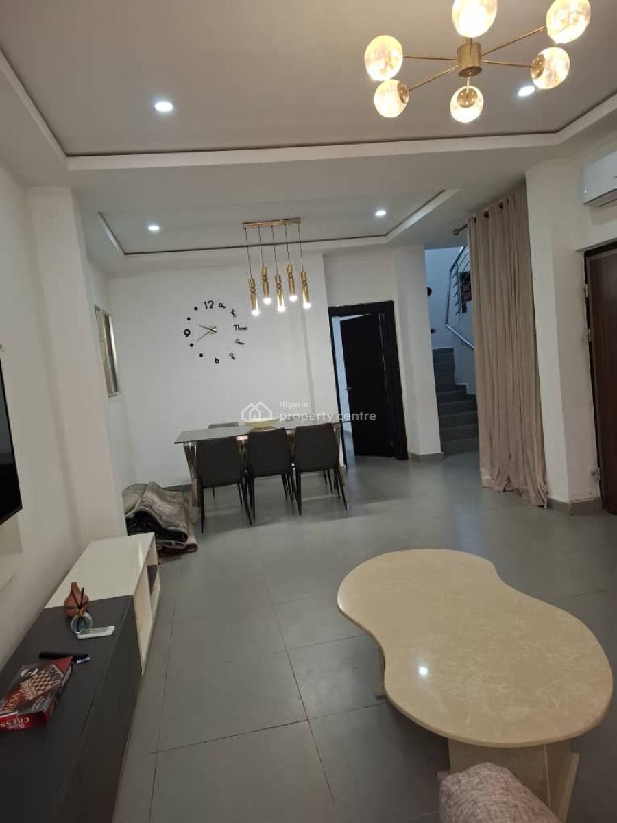 Nice Furnished 4 Bedroom Terrace Duplex, Nice Location at Guzape, Guzape District, Abuja, Terraced Duplex for Rent