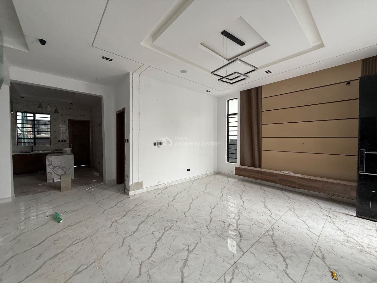 Brand New 4 Bedroom Fully Detached Duplex with Bq for Distress, Ikota Villa Estate Beside Mega Chiken, Ikota, Lekki, Lagos, Detached Duplex for Sale