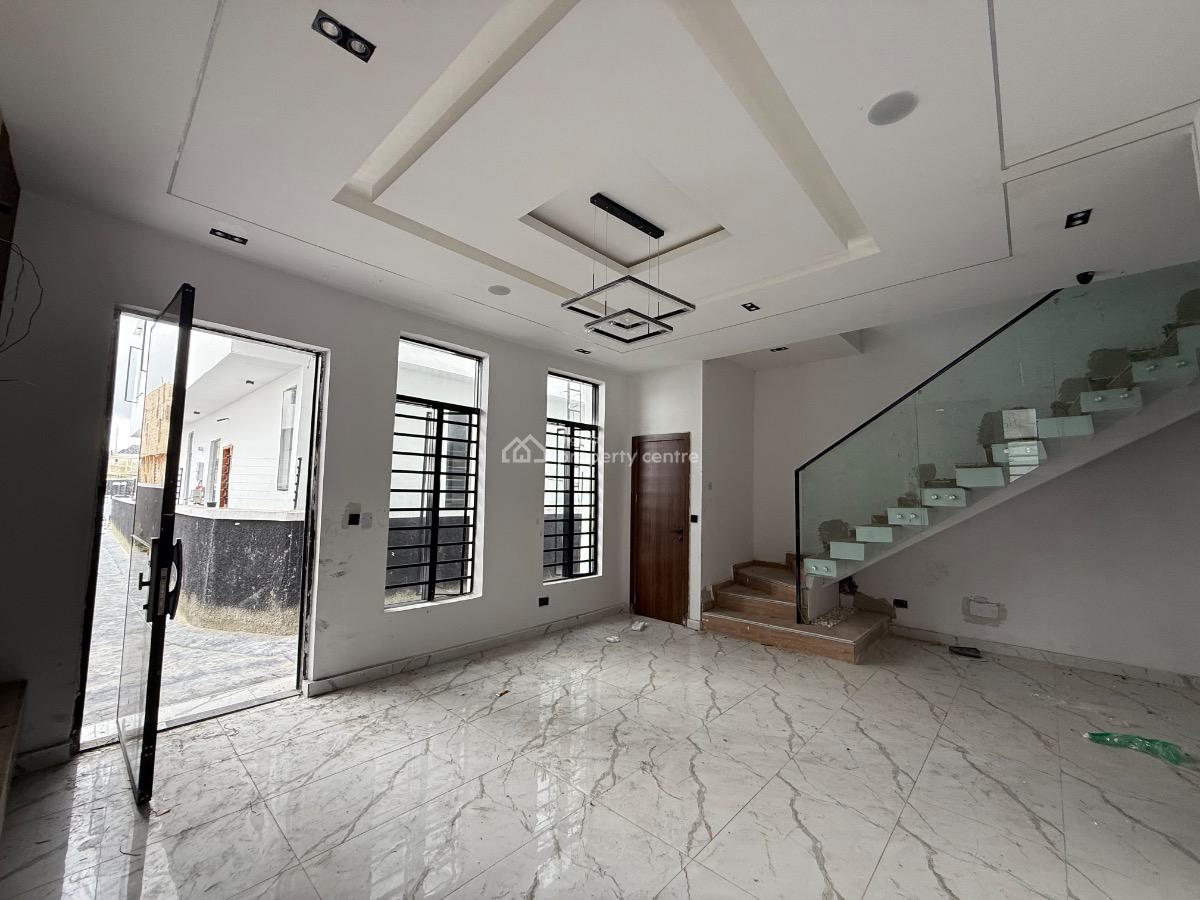 Brand New 4 Bedroom Fully Detached Duplex with Bq for Distress, Ikota Villa Estate Beside Mega Chiken, Ikota, Lekki, Lagos, Detached Duplex for Sale