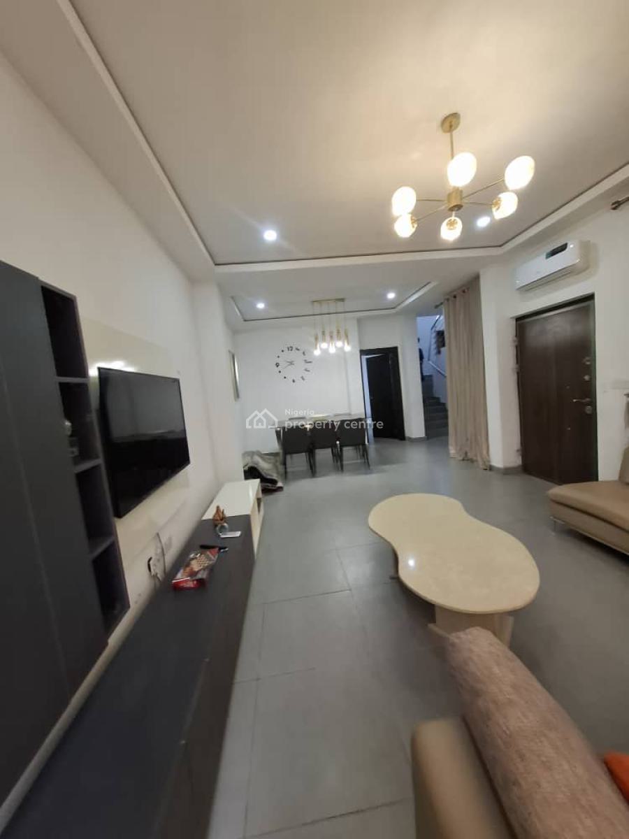 Fully Furnished and Serviced 4bedrooms Terrace Duplex with Bq., Main, Guzape District, Abuja, Terraced Duplex for Rent