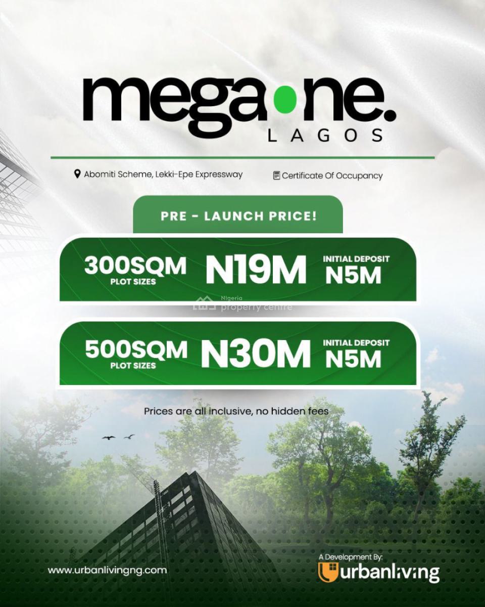 C of O Megaone Estate, Lekki Deep Sea Port, Ibeju Lekki, Lagos, Land for Sale