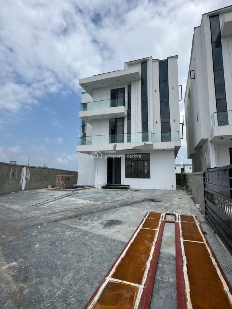 Contemporary 5 Bedroom Detached Duplex, Corner Piece with Pool Orchid Road, Lekki, Lagos, Detached Duplex for Sale
