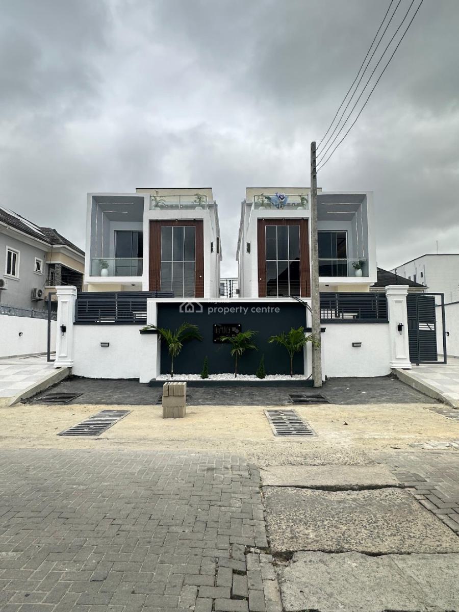 Contemporary 5 Bedroom Detached Duplex, Chevron Lekki, Lekki, Lagos, Detached Duplex for Sale