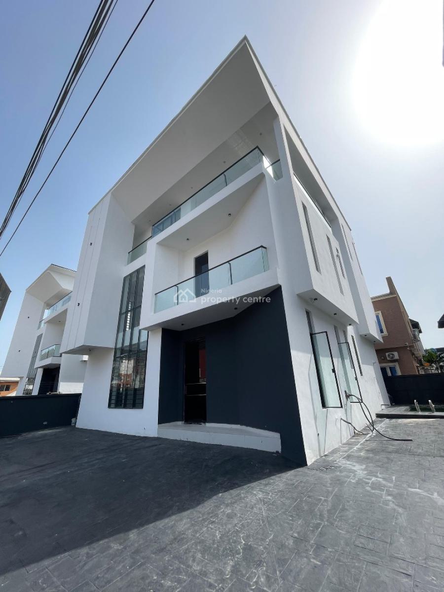 Exquisite 5 Bedroom Fully Detached Duplex with a Bq,pool,cinema, Osapa, Lekki, Lagos, House for Sale
