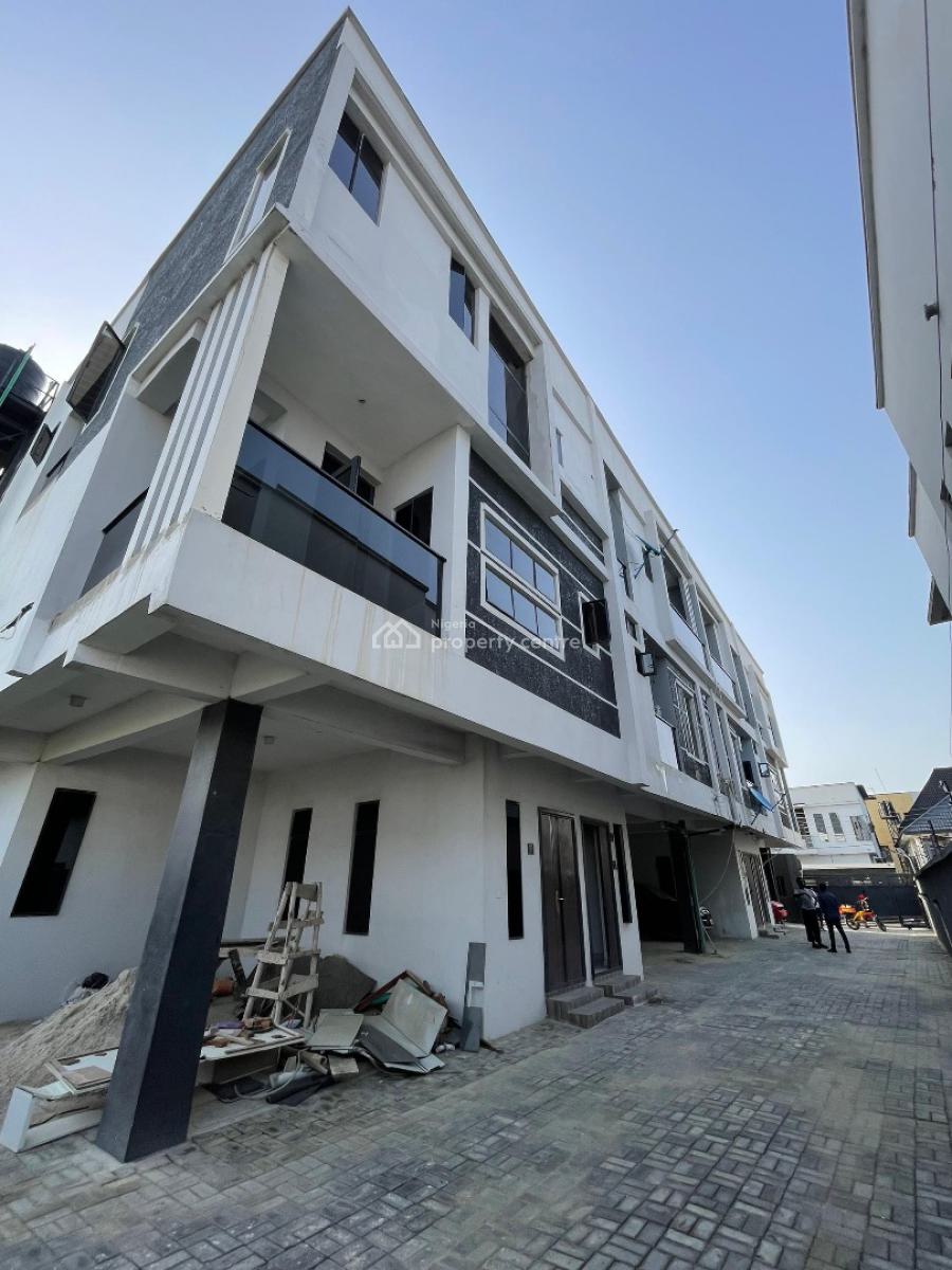 Exquisite 4 Bedroom Terraced Duplex with Floating Stairs and Gym, Ologolo, Lekki, Lagos, Terraced Duplex for Sale