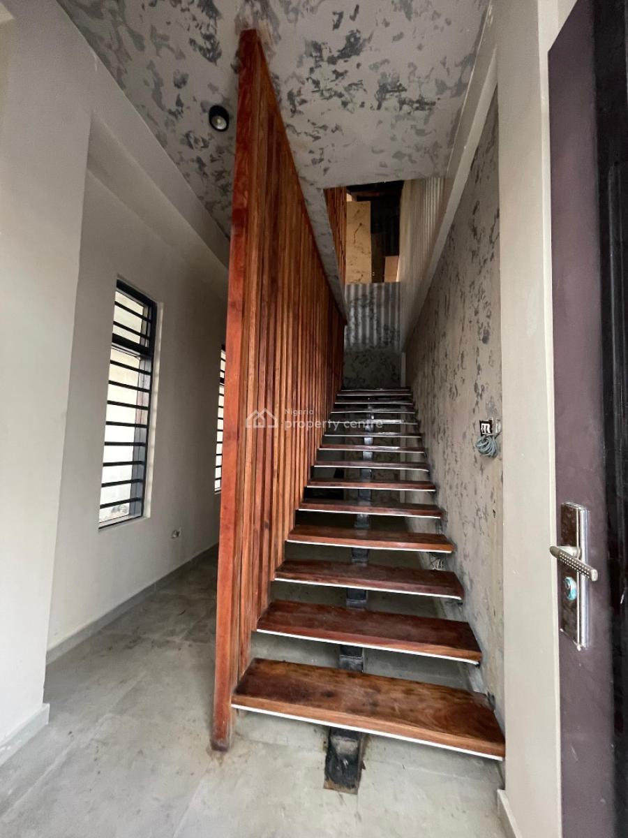 Exquisite 4 Bedroom Terraced Duplex with Floating Stairs and Gym, Ologolo, Lekki, Lagos, Terraced Duplex for Sale