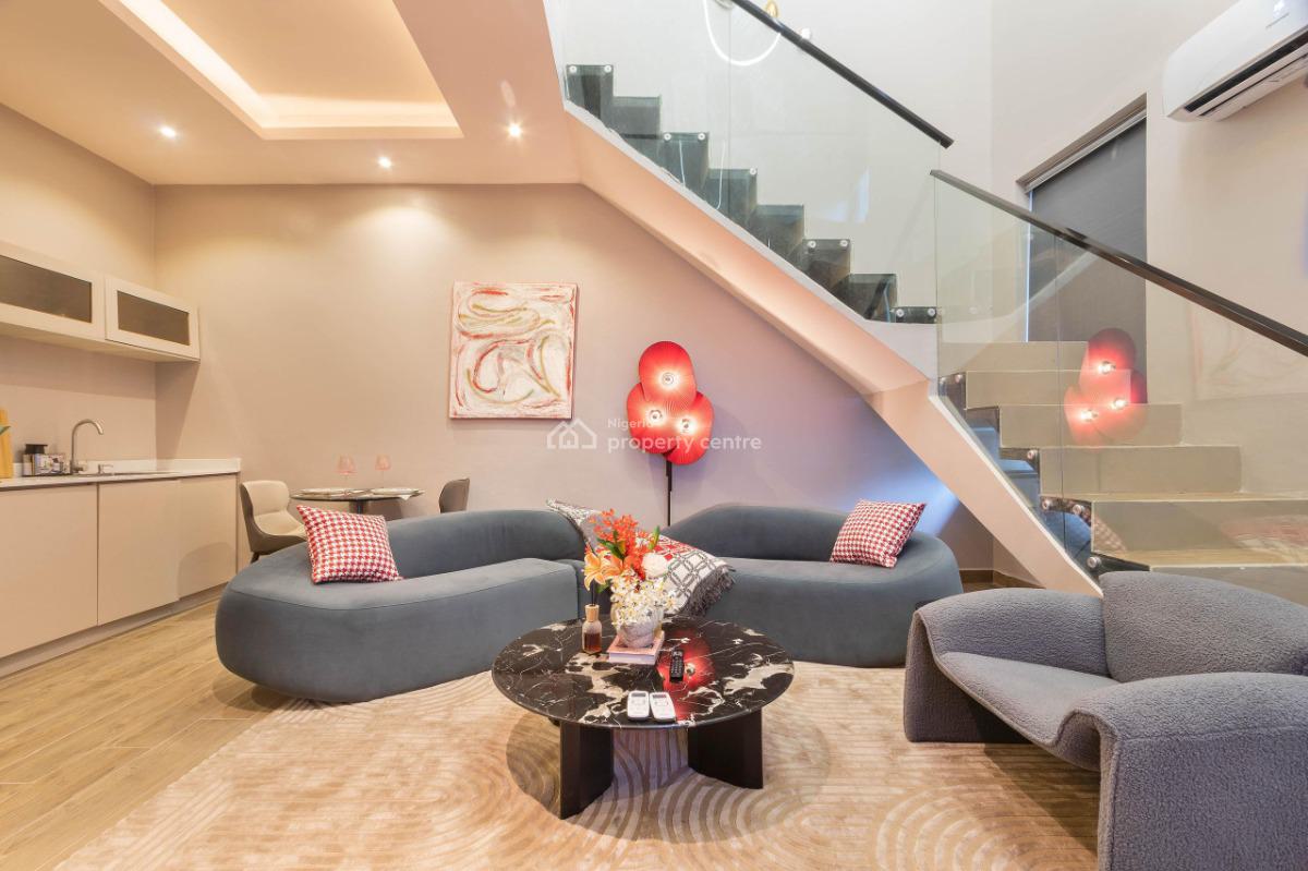 Brand New Luxurious 1bedroom Loft Apartment Available with Pool + Ps5, Lekki Phase 1, Lekki, Lagos, Flat / Apartment Short Let