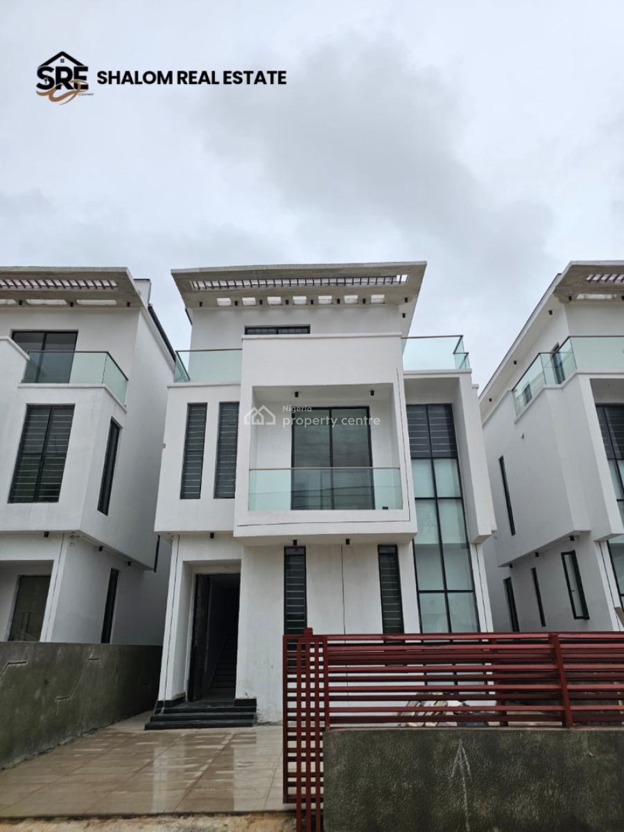 Luxury 5-bedroom Fully Detached House with Rooftop Terrace, Sp, Chevron, Lekki, Lagos, Detached Duplex for Sale