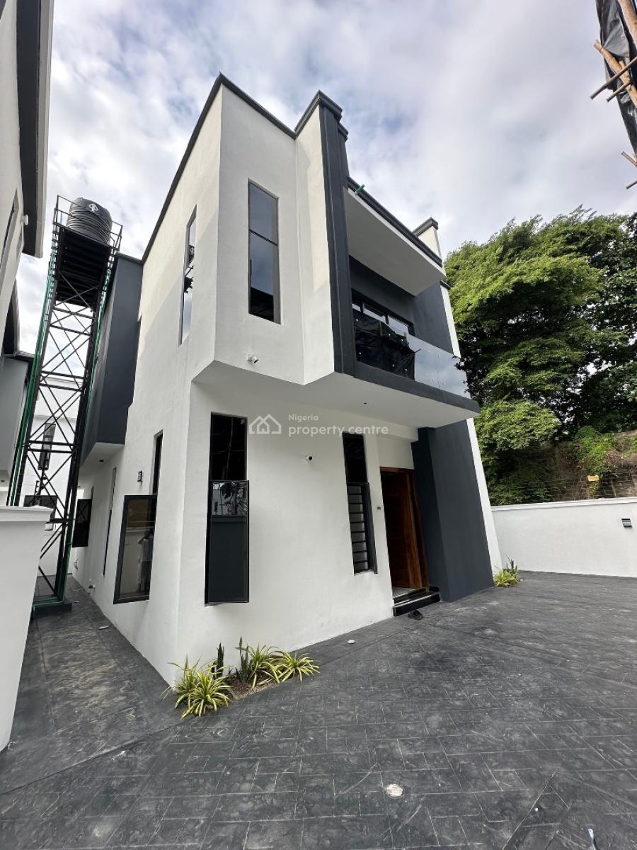 Luxurious 4 Bedroom Fully Detached Duplex with a Bq, Chevron, Lekki, Lagos, House for Sale