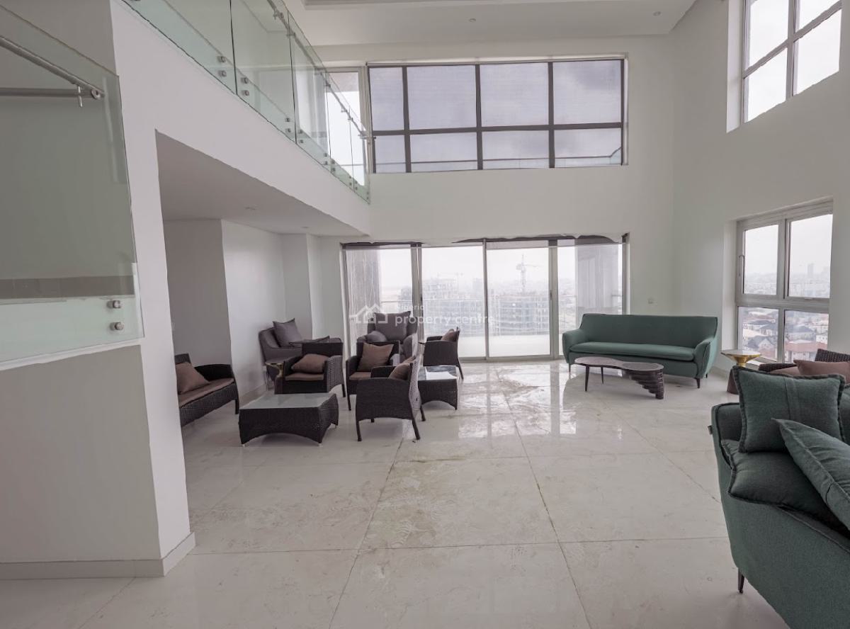 Fully Furnished 4 Bedroom Penthouse with a Room Bq, Oniru, Victoria Island (vi), Lagos, Flat / Apartment for Rent