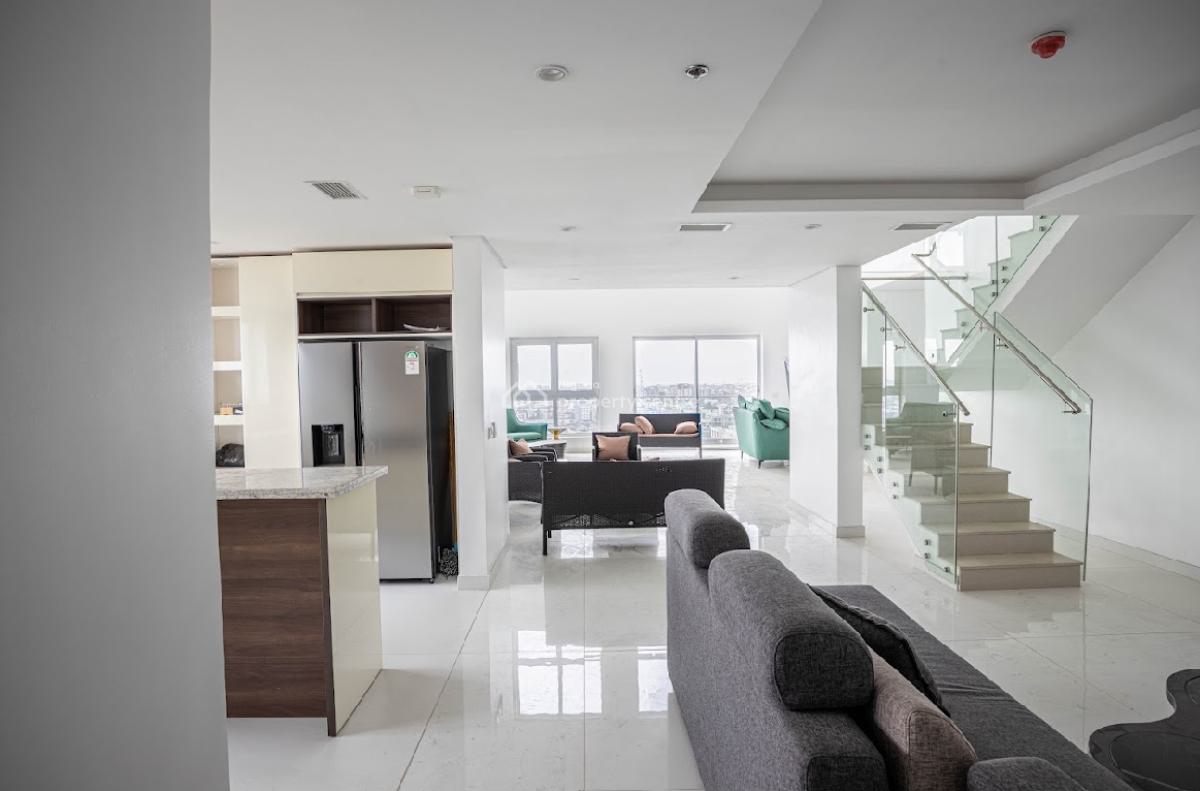 Fully Furnished 4 Bedroom Penthouse with a Room Bq, Oniru, Victoria Island (vi), Lagos, Flat / Apartment for Rent