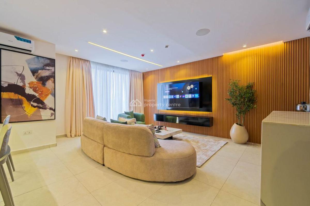 Cozy and New 2 Bedroom Apartment Available with a Rooftop Pool, Lekki Phase 1, Lekki, Lagos, Flat / Apartment Short Let