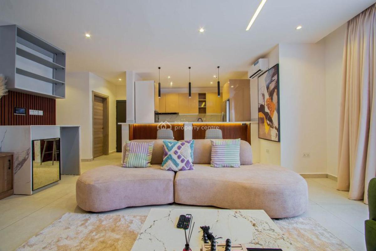 Cozy and New 2 Bedroom Apartment Available with a Rooftop Pool, Lekki Phase 1, Lekki, Lagos, Flat / Apartment Short Let