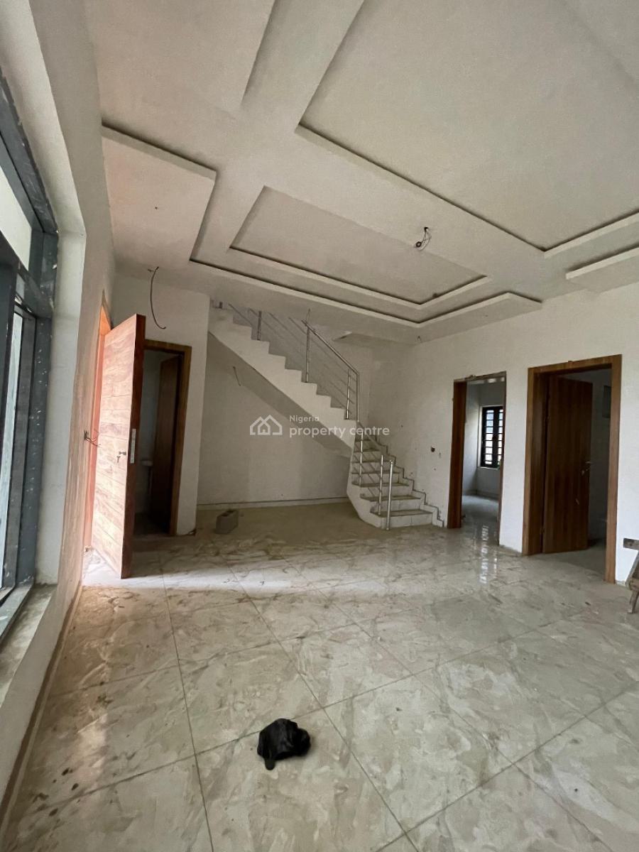 Exquisite 4 Bedroom Terraced Duplex with Bq in a Secured Location, Ologolo, Lekki, Lagos, Terraced Duplex for Sale
