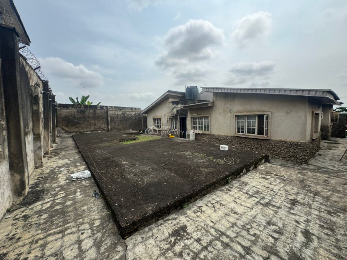 Land Measuring 688.879sqm with a 6bedroom Bungalow, I Just Road Ogba, Ogba, Ikeja, Lagos, Land for Sale