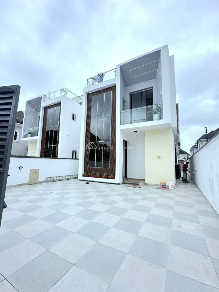 Uniquely-built Spacious 5 Bedroom Fully Detached Duplex, Chevron, Lekki, Lagos, Detached Duplex for Sale