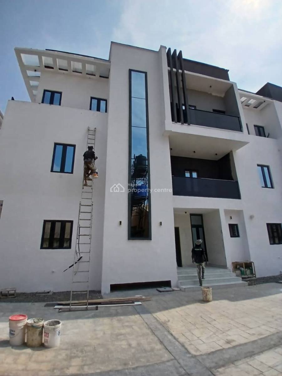 Luxury 5 Bedroom Semi-detached House with Bq, Water Gate Cresent, Gra Phase 1, Magodo, Lagos, Semi-detached Duplex for Sale