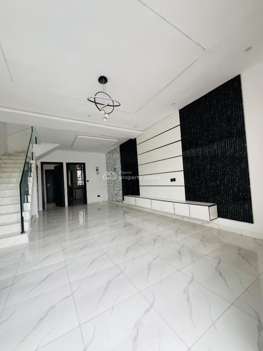 Contemporary 3 Bedroom Semi Detached Duplex with a Bq in a Secured Est, Ikota Villa Estate, Ikota, Lekki, Lagos, Semi-detached Duplex for Sale