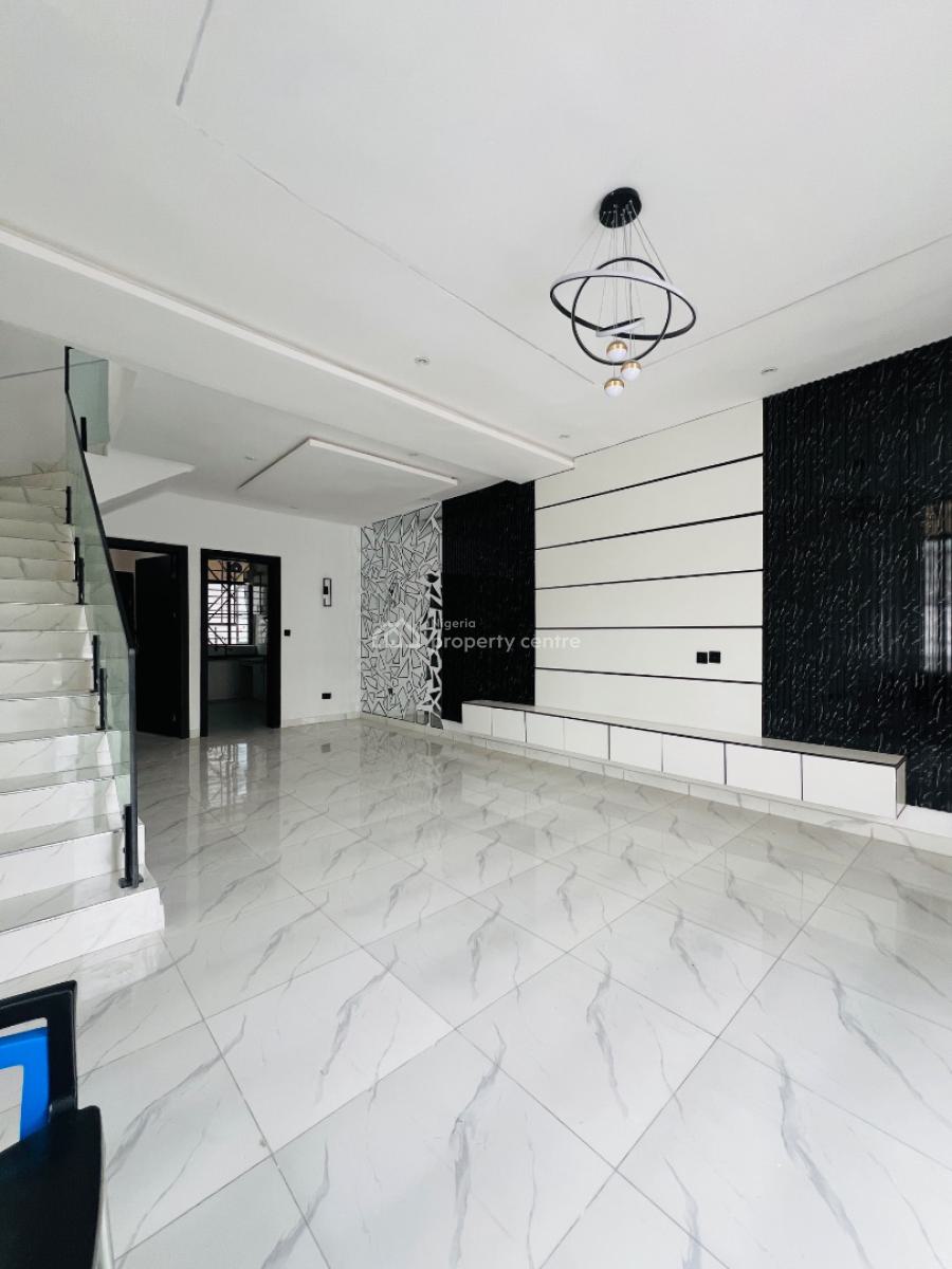 Contemporary 3 Bedroom Semi Detached Duplex with a Bq in a Secured Est, Ikota Villa Estate, Ikota, Lekki, Lagos, Semi-detached Duplex for Sale