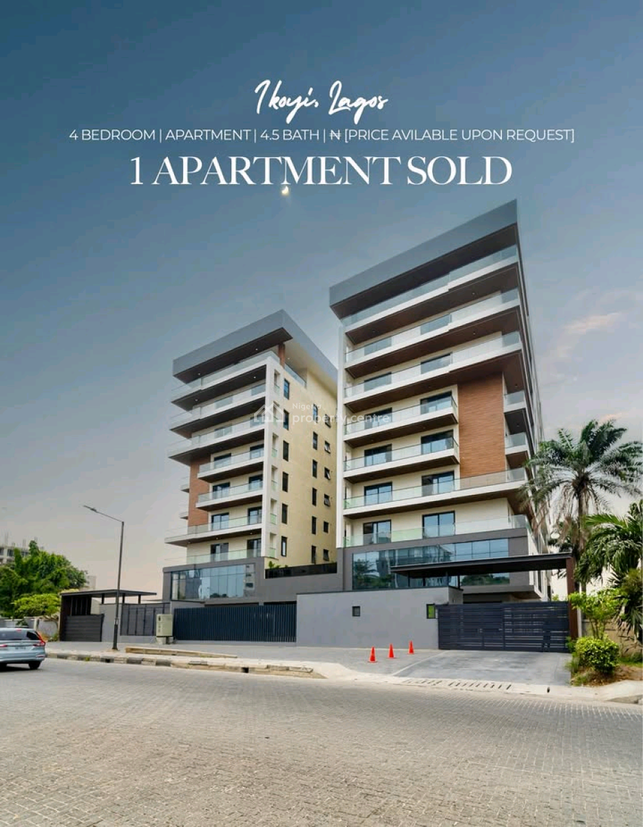 4 Bedroom Apartment, Ikoyi, Lagos, House for Sale