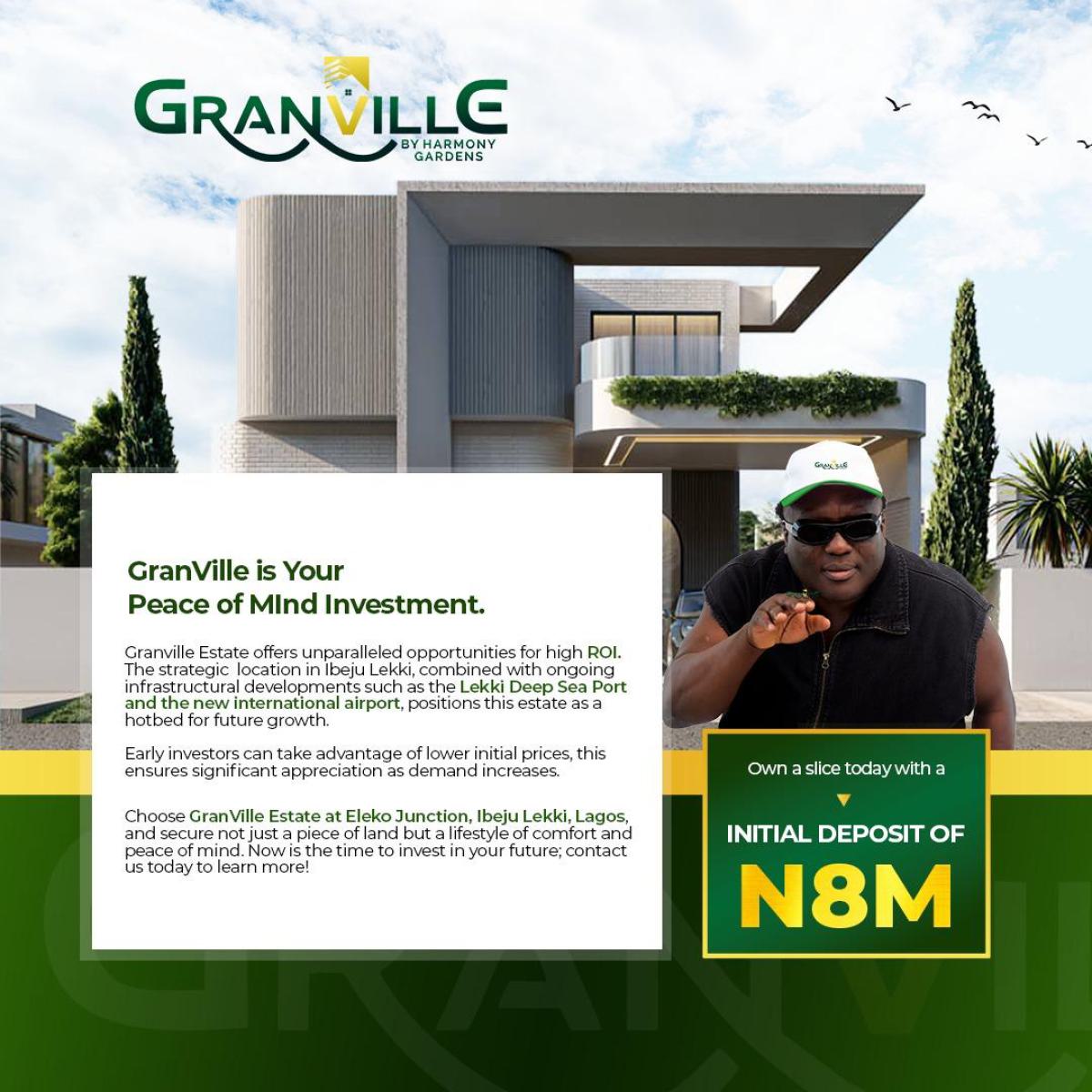 C of O and Government Allocated Estate Facing The Express, Granville Estate, Oreki, Eleko, Ibeju Lekki, Lagos, Mixed-use Land for Sale