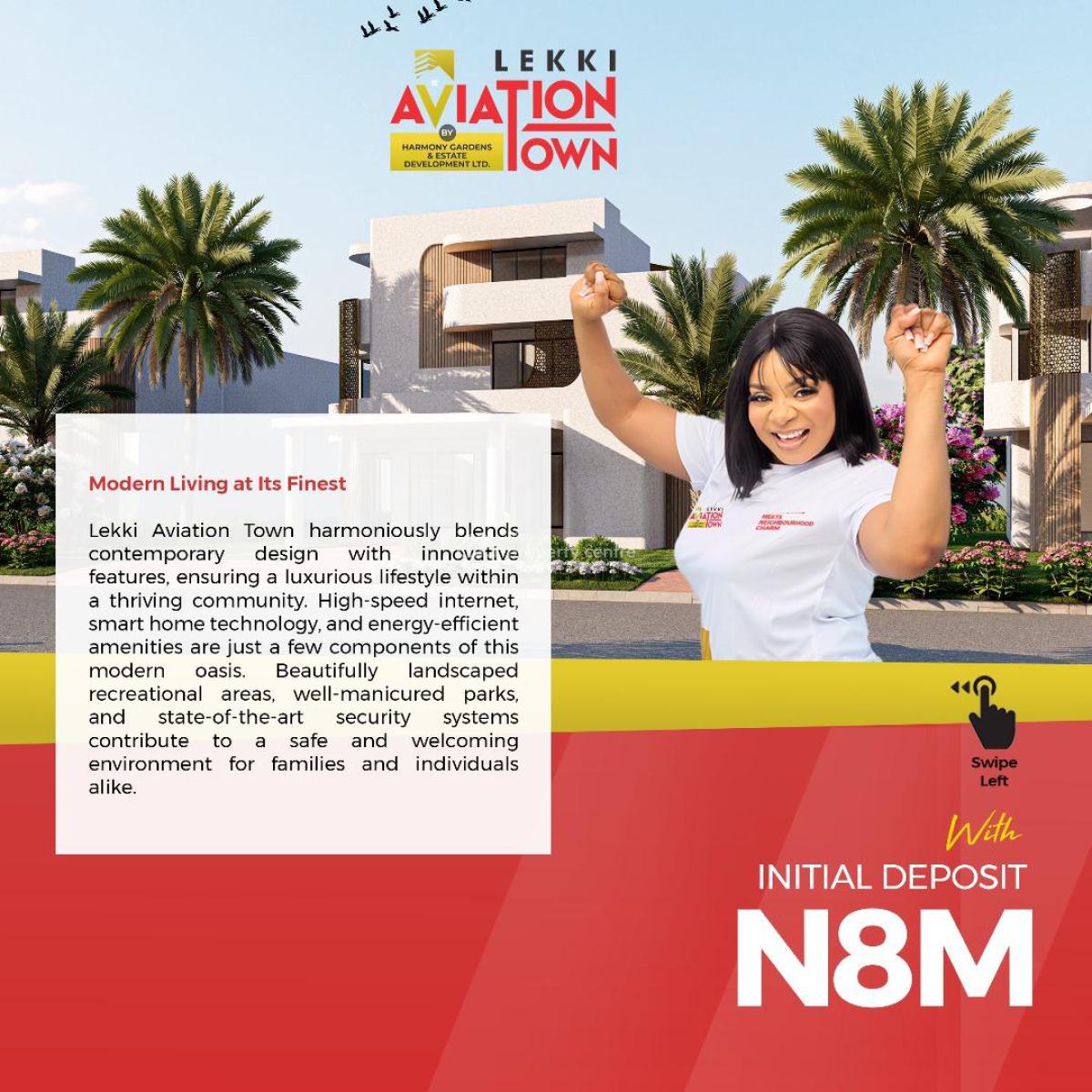 100 Percent Dry and C of O Estate Land on The Express, Aviation Town, Lekki Epe Expressway, Ibeju Lekki, Lagos, Mixed-use Land for Sale