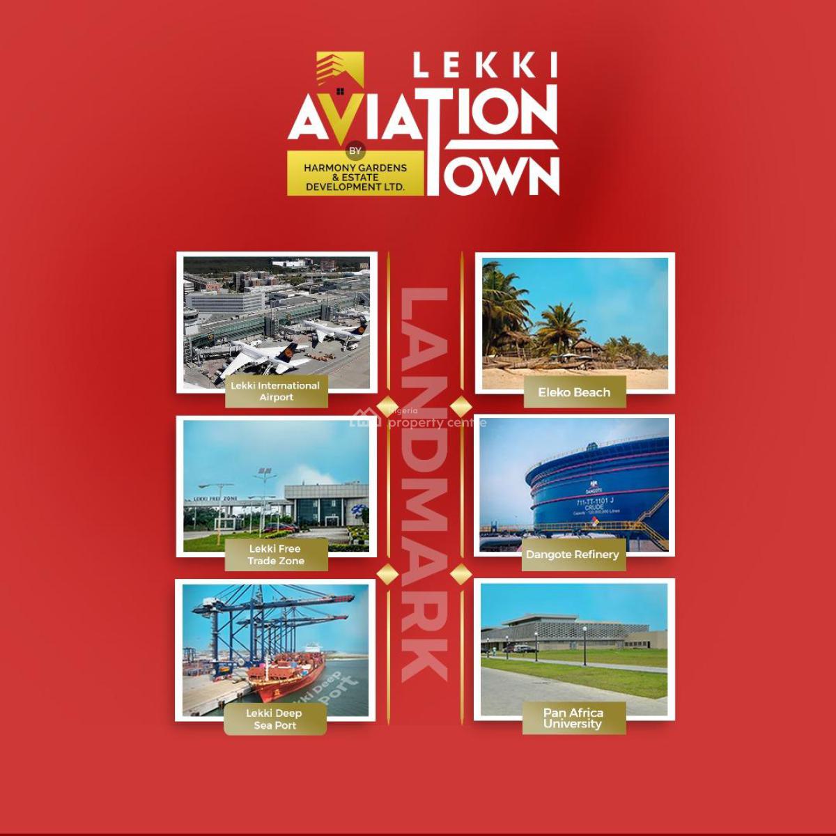 100 Percent Dry and C of O Estate Land on The Express, Aviation Town, Lekki Epe Expressway, Ibeju Lekki, Lagos, Mixed-use Land for Sale