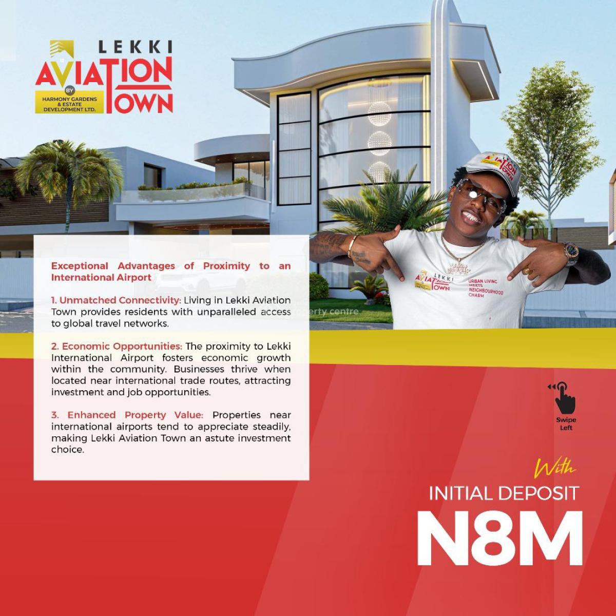 100 Percent Dry and C of O Estate Land on The Express, Aviation Town, Lekki Epe Expressway, Ibeju Lekki, Lagos, Mixed-use Land for Sale