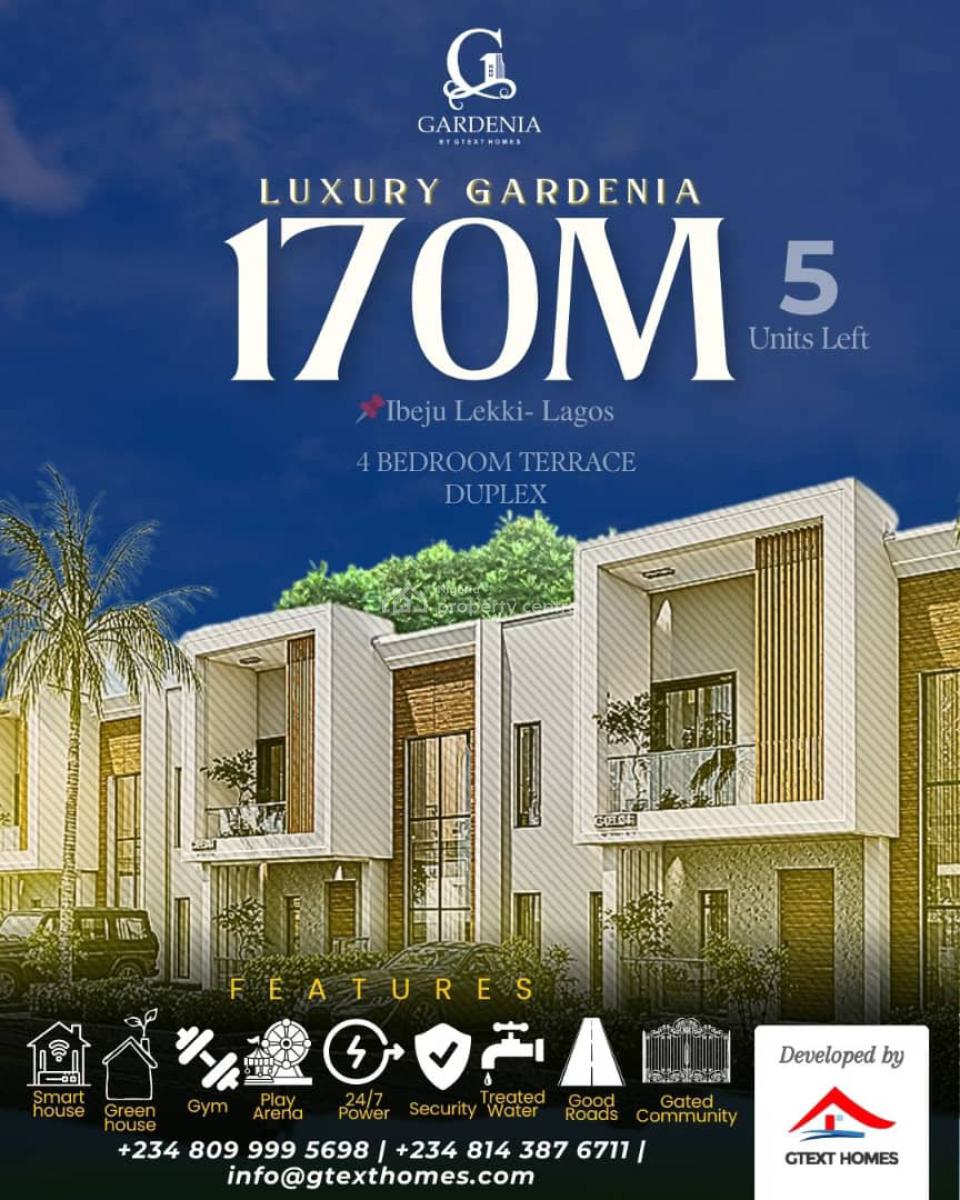 Jasper Gardenia Estate, Ibeju-lekki Lagos ,close to Dangote Jetty, Ibeju Lekki, Lagos, Mixed-use Land for Sale