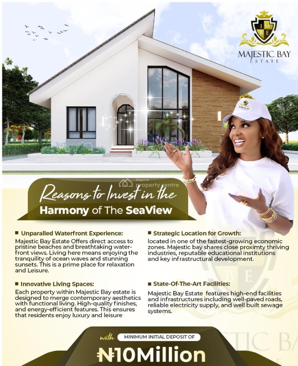 Waterfront Estate- Experience a Coastal Living, Majestic Bay Estate, Okorisan, Epe, Lagos, Residential Land for Sale