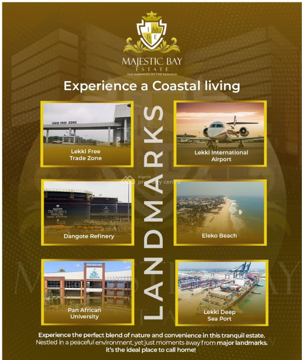 Waterfront Estate- Experience a Coastal Living, Majestic Bay Estate, Okorisan, Epe, Lagos, Residential Land for Sale
