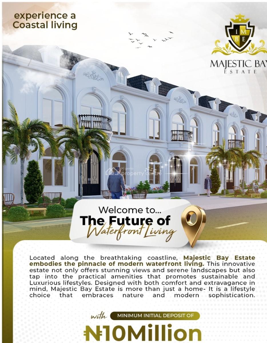 Waterfront Estate- Experience a Coastal Living, Majestic Bay Estate, Okorisan, Epe, Lagos, Residential Land for Sale