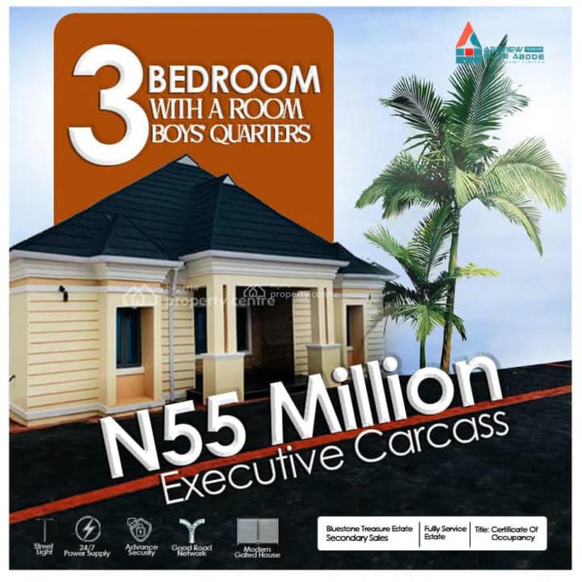 Furnished 3 Bedroom Bungalow at Redemption Camp, Redemption City, Mowe Ofada, Ogun, House for Sale